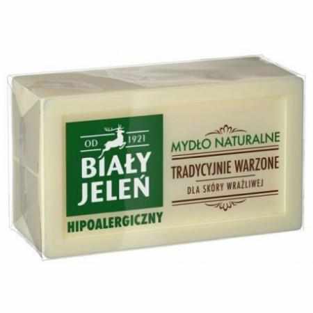 SAMCHEM BIAŁY JELEŃ HIPOALERGICZNE MYDŁO NATURALNE KOSTKA 150G Biały Jeleń Mydła toaletowe BIAŁY JELEŃ HIPOALERGICZNE MYDŁO 