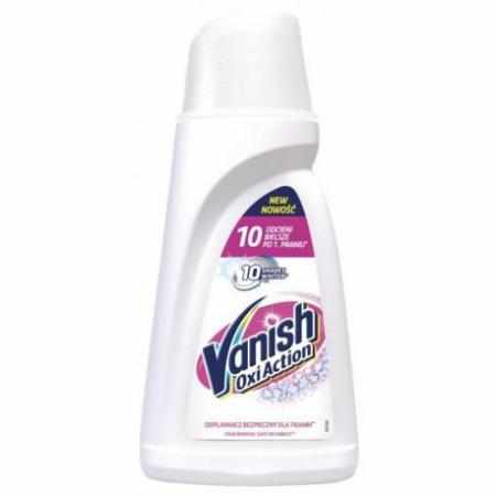 SAMCHEM Vanish Oxi Action płynny odplamiacz do tkanin białych White 1000ml VANISH Odplamiacze Vanish Oxi Action odplamiacz d