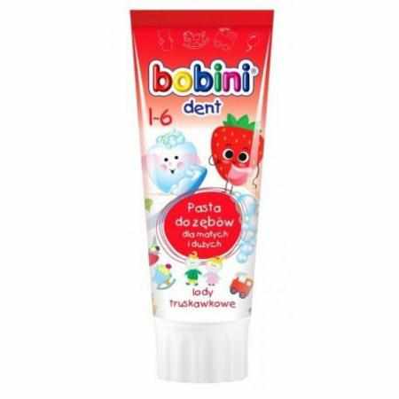 SAMCHEM Bobini Szczoteczka i Pasta do Zębów 1-6 lat 75ml BOBINI Strona główna Pasta do zębów 1- 6 lat lody truskawkowe\nW wy SAMCHEM Bobini Szczoteczka i Pasta do Zębów 1-6 lat 75ml BOBINI Strona główna Pasta do zębów 1- 6 lat lody truskawkowe\nW wy