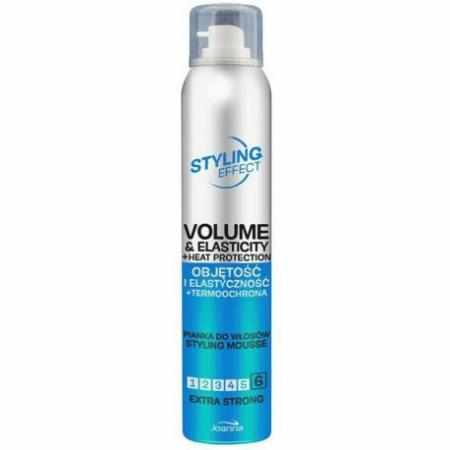 SAMCHEM Joanna Styling Effect Styling Mousse pianka dodająca objętości i elastyczności do włosów 150ml JOANNA Stylizacja wło
