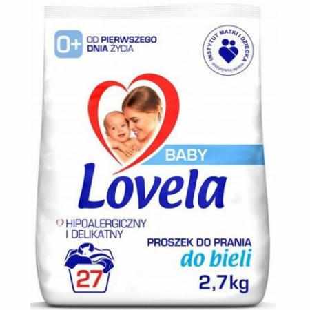 SAMCHEM LOVELA BABY PROSZEK DO BIELI 2,7KG 27 PRAŃ LOVELA Proszki do prania LOVELA BABY PROSZEK DO BIELI 2,7KG 27 PRAŃ\nLove