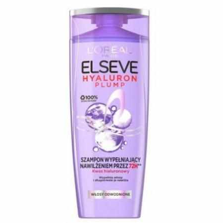 SAMCHEM L`Oreal Elseve Hyaluron Plump szampon wypełniający nawilżeniem do włosów odwodnionych 400ml BRAKI 