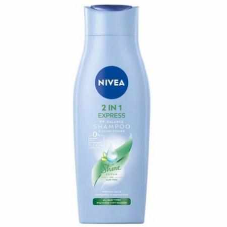 SAMCHEM Nivea 2in1 Express Shampoo & Conditioner łagodny szampon z odżywką do włosów 400ml NIVEA Strona główna NIVEA Szampon