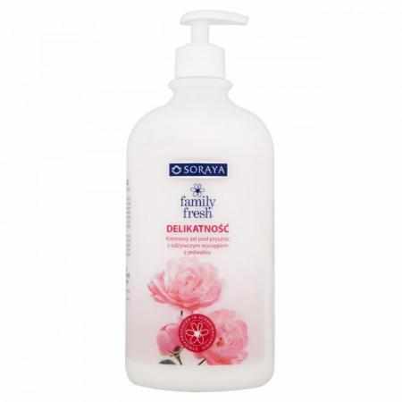 SAMCHEM SORAYA FAMILY FRESH KREMOWY ŻEL POD PRYSZNIC DELIKATNOŚĆ 1L SORAYA Strona główna SORAYA FAMILY FRESH KREMOWY ŻE