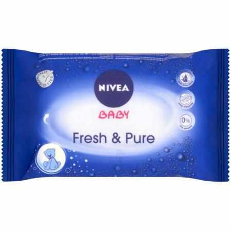 SAMCHEM NIVEA BABY CHUSTECZKI FRESH&PURE 63 SZT NIVEA Strona główna Oczyszczają skórę dziecka tak delikatnie, jak czysta wod