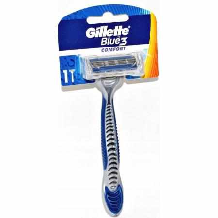 SAMCHEM Maszynka do golenia GILLETTE BLUE3 1 szt Strona główna maszynka jednorazowa\nGillette Blue 3\nz ruchomą głowicą i 3