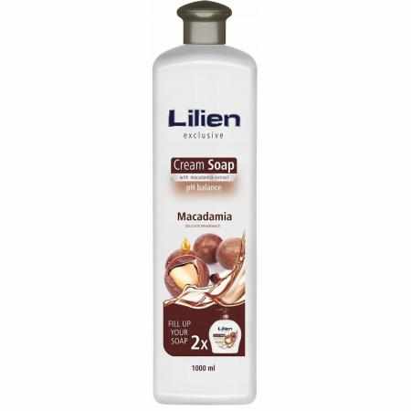 SAMCHEM Lilien Exclusive mydło w płynie Macadamia zapas 1000ml LILIEN Mydła toaletowe LILIEN M.PL.ZAPAS 1L MACADAMIADużo tow