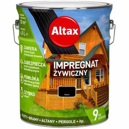 SAMCHEM ALTAX IMPREGNAT ŻYWICZNY 4,5L HEBAN Altax Impregnat do drewna ALTAX IMPREGNAT DO DREWNA ŻYWICZNY 4,5L HEBAN590017296