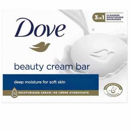 SAMCHEM DOVE BEAUTY CREAM KREMOWE MYDŁO W KOSTCE - ORIGINAL 90G DOVE Mydła toaletowe Dove Beauty Cream Kremowe mydło w kostc