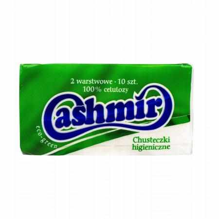 SAMCHEM Cashmir Chusteczki higieniczne 10X10 Eco Zielone Strona główna Chusteczki higieniczne, dostępne w opakowaniu zbiorc