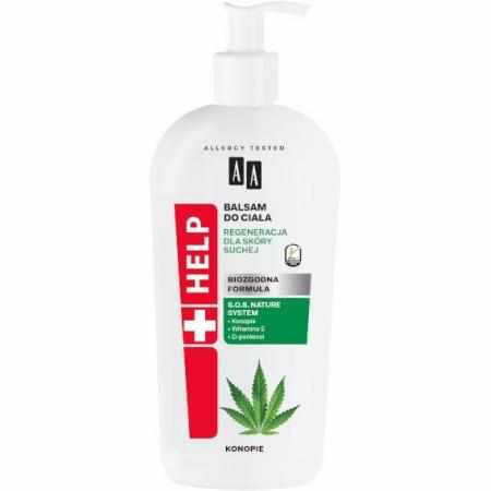 SAMCHEM Balsam do ciała REGENERACJA DLA SKÓRY SUCHEJ KONOPIE 400 ml Lakma Balsamy, masła, kremy do ciała AA Help to innowacy