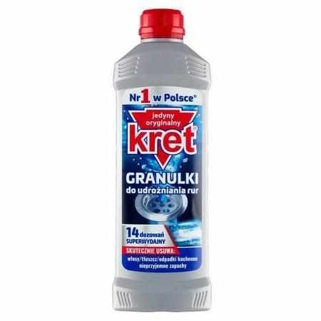 SAMCHEM kret Granulki do udrożniania rur 560 g KRET Środki czyszczące SAMCHEM kret Granulki do udrożniania rur 560 g KRET Środki czyszczące