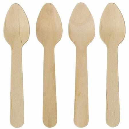 SAMCHEM Łyżeczka drewniana 110 mm EKO a\'100 Strona główna Drewniane łyżeczki - niezbędne w gastronomii. Odpowiednie do wys