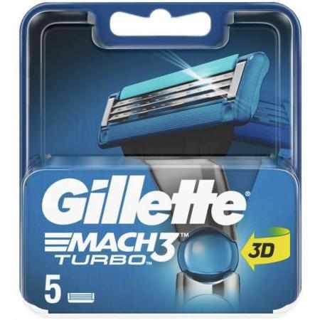 SAMCHEM GILLETTE MACH3 TURBO 3D A5 zapas GILLETTE Strona główna Maszynka Gillette Mach3 Turbo - ostrza, które precyzyjnie pr