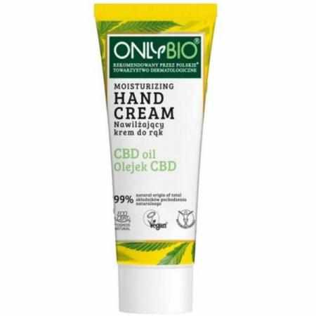 SAMCHEM ONLYBIO Nawilżający krem do rąk CBD Oil tuba 75 ml ONLYBIO Strona główna Odkryj nasz krem do rąk o składnikach aktyw