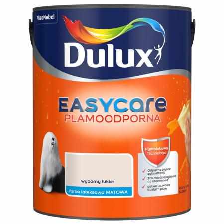 SAMCHEM WYBORNY LUKIER 5L DULUX EASYCARE Farby WYBORNY LUKIER 5L DULUX EASYCARE Wydajność: 14 m2/LCzas schnięcia: 2 HAplika
