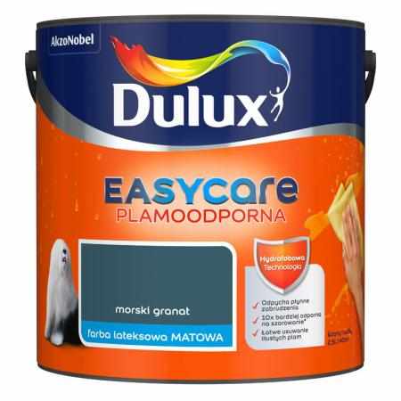 SAMCHEM MORSKI GRANAT 2.5L DULUX EASYCARE DULUX Farby MORSKI GRANAT 2.5L DULUX EASYCARE Wydajność: 14 m2/LCzas schnięcia: 2 