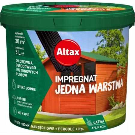 SAMCHEM Impregnat do drewna ogrodowego brąz 5L - Altax Altax Strona główna Impregnat jednowarstwowy - malujesz raz i wystarc SAMCHEM Impregnat do drewna ogrodowego brąz 5L - Altax Altax Strona główna Impregnat jednowarstwowy - malujesz raz i wystarc
