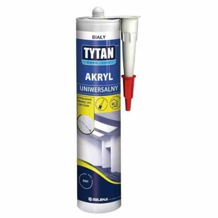 SAMCHEM TYTAN AKRYL EURO-LINE 280ML BIAŁY TYTAN Akryl w kartuszach TYTAN EURO-LINE Akryl - wszechstronny uszczelniacz do rem SAMCHEM TYTAN AKRYL EURO-LINE 280ML BIAŁY TYTAN Akryl w kartuszach TYTAN EURO-LINE Akryl - wszechstronny uszczelniacz do rem