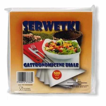 SAMCHEM SERWETKI GASTRONOMICZNE 15X15 500 szt Strona główna Chusteczki gastronomiczne - kwadrat 15x15 cm. 1 opakowanie zawi