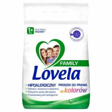 SAMCHEM Lovela Family Hipoalergiczny proszek do prania do kolorów 2,1 kg 28 prań LOVELA Proszki do prania Lovela Family - Hi SAMCHEM Lovela Family Hipoalergiczny proszek do prania do kolorów 2,1 kg 28 prań LOVELA Proszki do prania Lovela Family - Hi