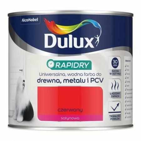 SAMCHEM Dulux Rapidry emalia akrylowa czerwona 0,4l DULUX Strona główna E.RAPIDRY CZERWONY 0,4L SATYNA Dużo towarów w bazie.