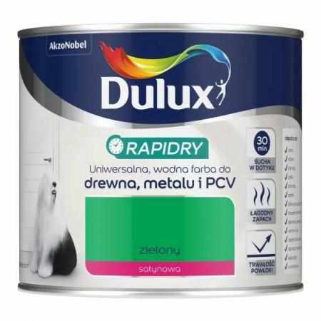 SAMCHEM Dulux Rapidry emalia akrylowa zielona 0,4l DULUX Strona główna E.RAPIDRY ZIELONY 0,4L SATYNA Dużo towarów w bazie. O