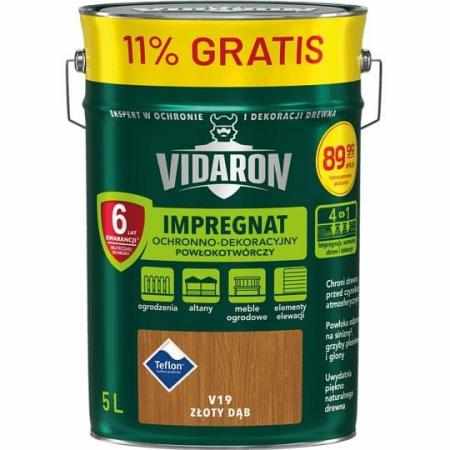 SAMCHEM VIDARON IMPREGNAT ZŁOTY DĄB 5,0L Vidaron Impregnat do drewna VIDARON IMP.Z?OTY D?B 5,0L Dużo towarów w bazie. Opisy 