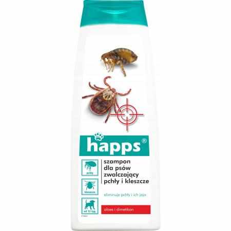 SAMCHEM HAPPS SZAMPON DLA PSÓW na PCHŁY i KLESZCZE 250 ml BROS Strona główna 