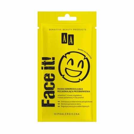 SAMCHEM AA Face It! Maska seboregulująca rozjaśniająca przebarwienia 18ml Oceanic Maseczki 