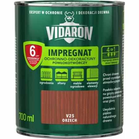 VIDARON IMPREGNAT DO DREWNA orzech V25 0,7L|Impregnat do drewna