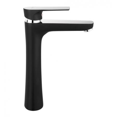 ALGEO SQUARE bateria umywalkowa nablatowa, czarny / chrom Algeo Square Black-chrome Ferro (BAQ2LBLC)|Strona główna