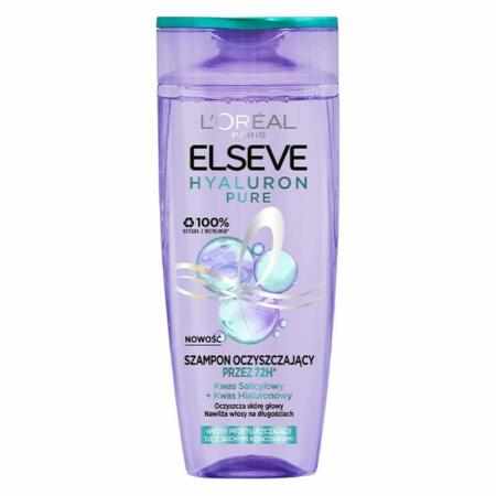 SAMCHEM Loreal Elseve Hyaluron Pure Oczyszczający Szampon do Włosów 400ML SI BOGDAN 