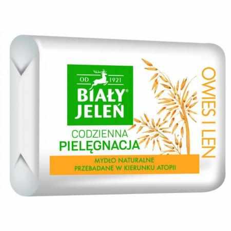 SAMCHEM BIAŁY JELEŃ Mydło naturalne hipoalergiczne OWIES I LEN, 100 g Strona główna SAMCHEM BIAŁY JELEŃ Mydło naturalne hipoalergiczne OWIES I LEN, 100 g Strona główna