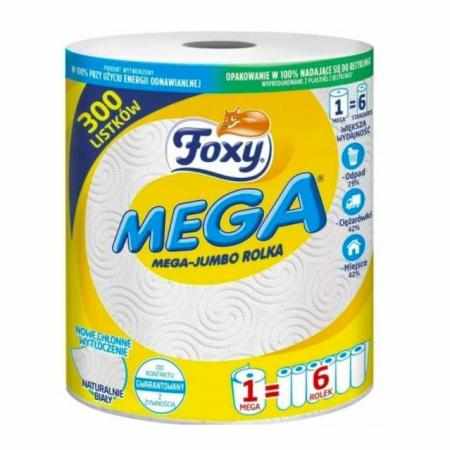 SAMCHEM Ręcznik Papierowy Kuchenny Foxy Mega Jumbo - 1 Rolka FOXY Ręczniki papierowe Ręcznik Papierowy Kuchenny Foxy Mega Ju