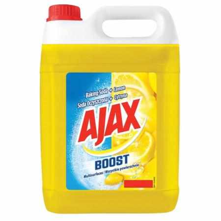 SAMCHEM Ajax Boost Uniwersalny Płyn Czyszczący Soda Oczyszczona i Cytryna 5L SI BOGDAN 