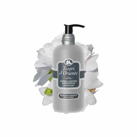 Tesori d’Oriente Mydło w pompce Białe Piżmo-WHITE MUSK 300 ml