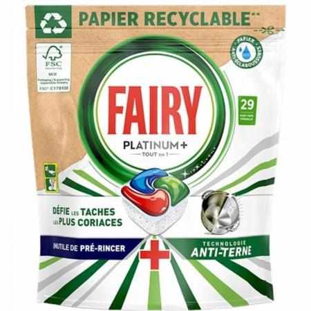 FAIRY PLATINUM + All in One kapsułki do zmywarki Tout en 1 29szt Eko opak|Tabletki do zmywarki FAIRY PLATINUM + All in One kapsułki do zmywarki Tout en 1 29szt Eko opak|Tabletki do zmywarki