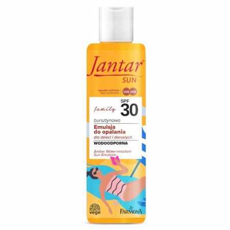 Farmona Jantar Sun SPF 30 emulsja do opalania wodoodporna family|Ochrona przeciw słońcu