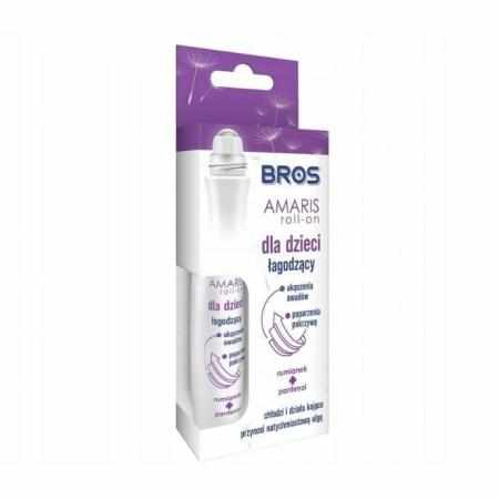 BROS AMARIS ROLL ON PREPARAT ŁAGODZĄCY UKĄSZENIA OWADÓW DLA DZIECI 15ML|Dzieciaki