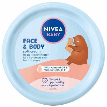 NIVEA BABY Krem Pielęgnacyjny do twarzy i ciała 200 ml|Dzieciaki NIVEA BABY Krem Pielęgnacyjny do twarzy i ciała 200 ml|Dzieciaki