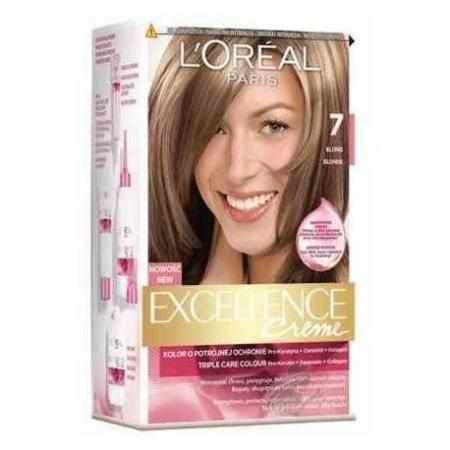 L`Oreal Excellence Creme Farba do włosów 7 Blond|Koloryzacja L`Oreal Excellence Creme Farba do włosów 7 Blond|Koloryzacja