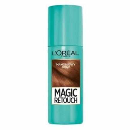 L`Oreal Magic Retouch Błyskawiczny retusz odrostów w sprayu Mahoniowy Brąz 75ml|Koloryzacja L`Oreal Magic Retouch Błyskawiczny retusz odrostów w sprayu Mahoniowy Brąz 75ml|Koloryzacja