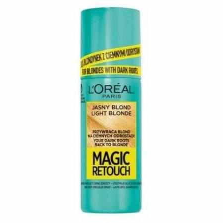 L`Oreal Magic Retouch błyskawiczny retusz odrostów w sprayu Jasny Blond 75ml|Koloryzacja