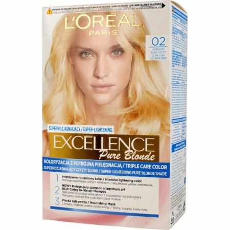 L`Oreal Excellence Creme farba do włosów 02 Superjasny Blond Złocisty|Koloryzacja