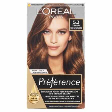 L`Oreal Recital Preference Farba do włosów G 5.3 Virginie|Koloryzacja L`Oreal Recital Preference Farba do włosów G 5.3 Virginie|Koloryzacja