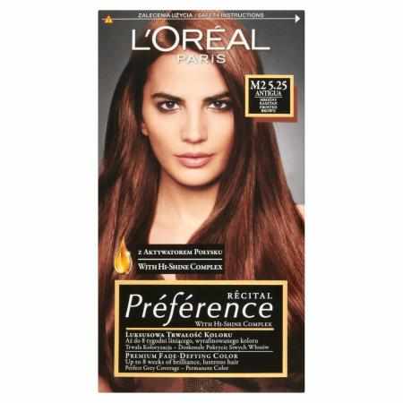 L'Oreal Paris Recital Preference Farba do włosów M2 5.25 Antigua|Koloryzacja L'Oreal Paris Recital Preference Farba do włosów M2 5.25 Antigua|Koloryzacja