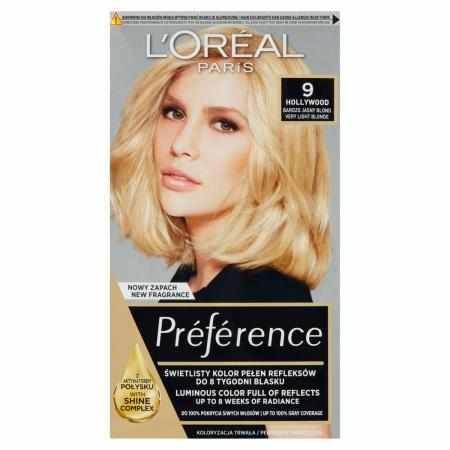 L`Oreal Recital Preference Farba do włosów Y9 Hollywood|Koloryzacja L`Oreal Recital Preference Farba do włosów Y9 Hollywood|Koloryzacja