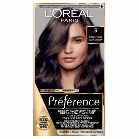Farba Do Włosów Loreal Preference 3.0 Brasilia Ciemny Brąz|Koloryzacja Farba Do Włosów Loreal Preference 3.0 Brasilia Ciemny Brąz|Koloryzacja