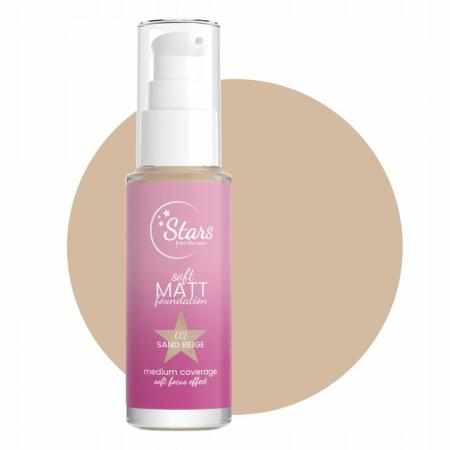 Soft Matt Foundation matujący Podkład do twarzy /02/ Sand Beige 30 ml|Makijaż Soft Matt Foundation matujący Podkład do twarzy /02/ Sand Beige 30 ml|Makijaż